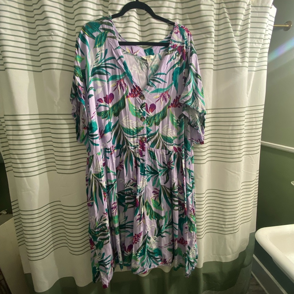 Terra & Sky Floral Sundress